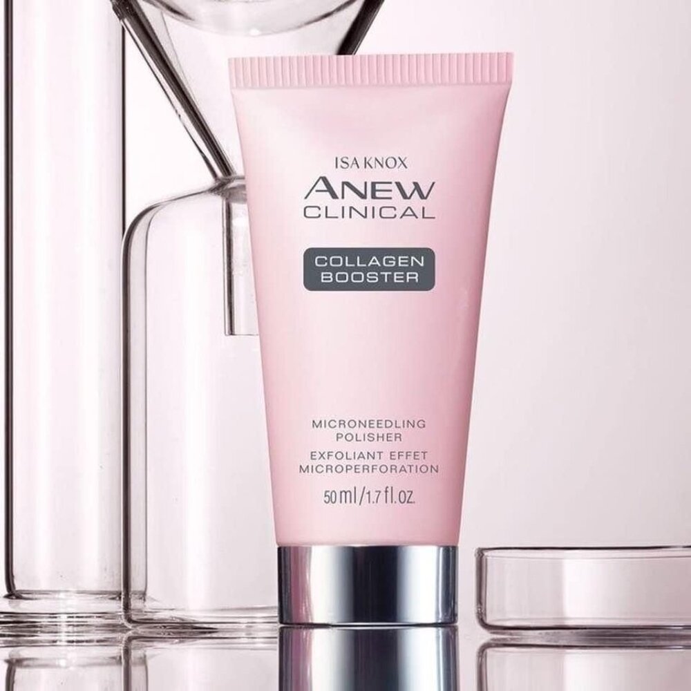 Avon Isa Knox Anew Clinical COLLAGEN BOOSTER Microneedling Polisher 1.7oz